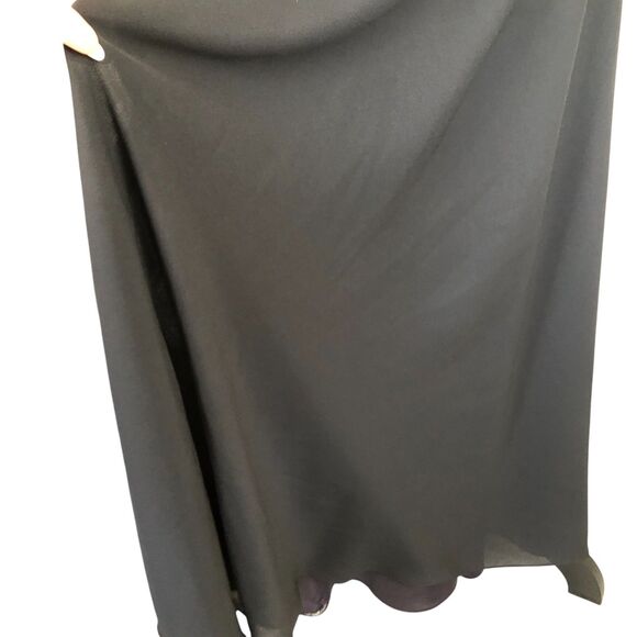 Adrianna Papell Sheer Goth Whimsigoth Festival‎ Boho Cocktail Party Maxi Skirt 6 - Picture 3 of 11